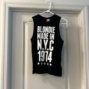 H&M DIVIDED Blondie muscle tank